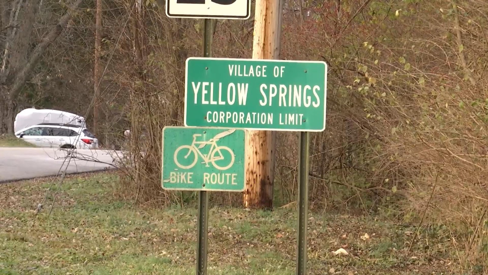 Yellow Springs road signs