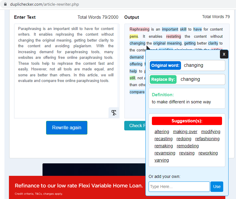 best paraphrasing tool online free quora