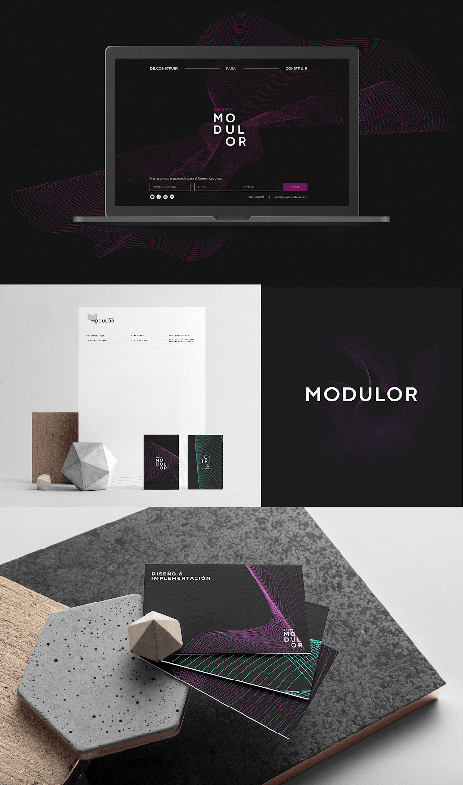 arquitect arquitecture brand branding  design Modulor poster rebranding Retail studio