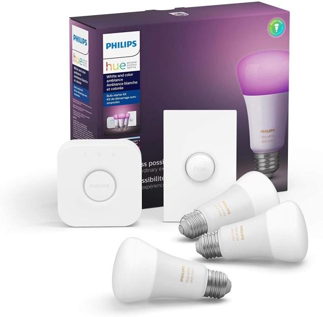 Philips Hue White and Color LED Smart Button Starter Kit