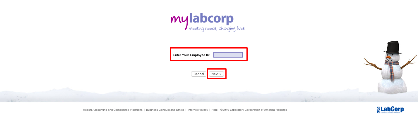 MyLabCorp Employee Portal Login