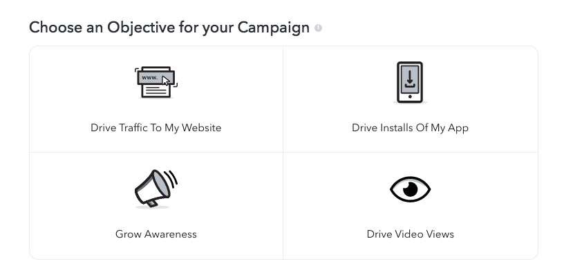 a. Decide on a campaign goal for your campaign