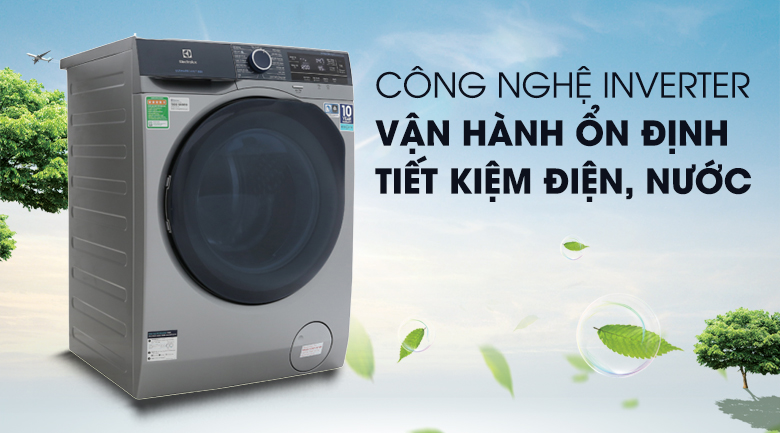 Máy giặt Panasonic 9kg inverter giúp tiết kiệm điện và nước