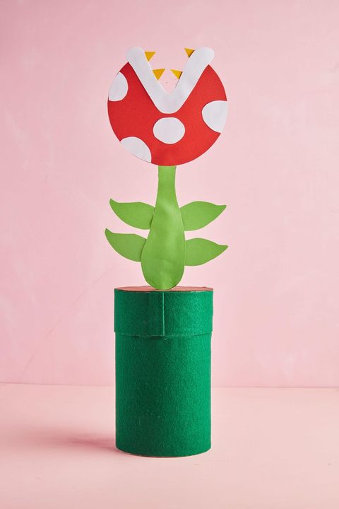 valentines box ideas, carnivorous plant box with pink background