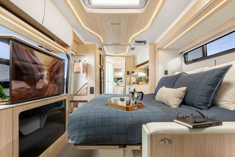Class B Motorhomes With Slide-Outs You Might Like Leisure Vans Unity interior