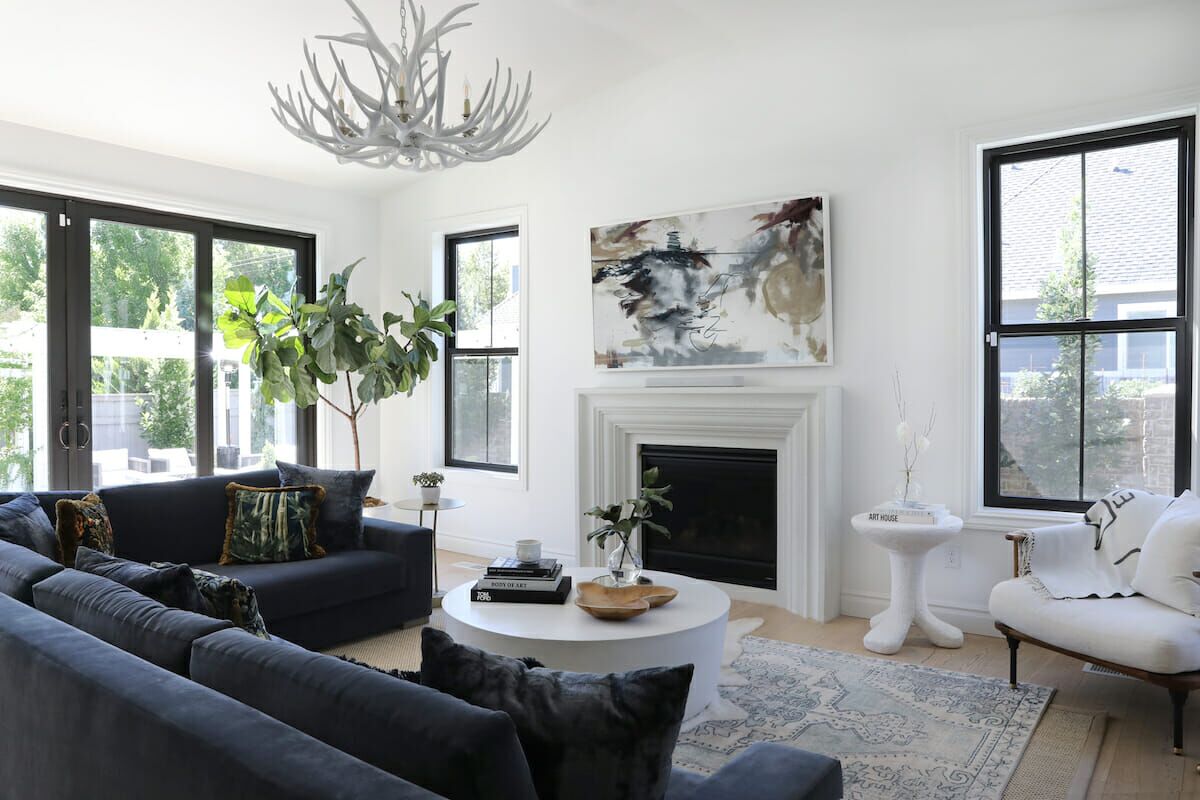 Cozy living room by Decorilla's top Anchorage interior designers