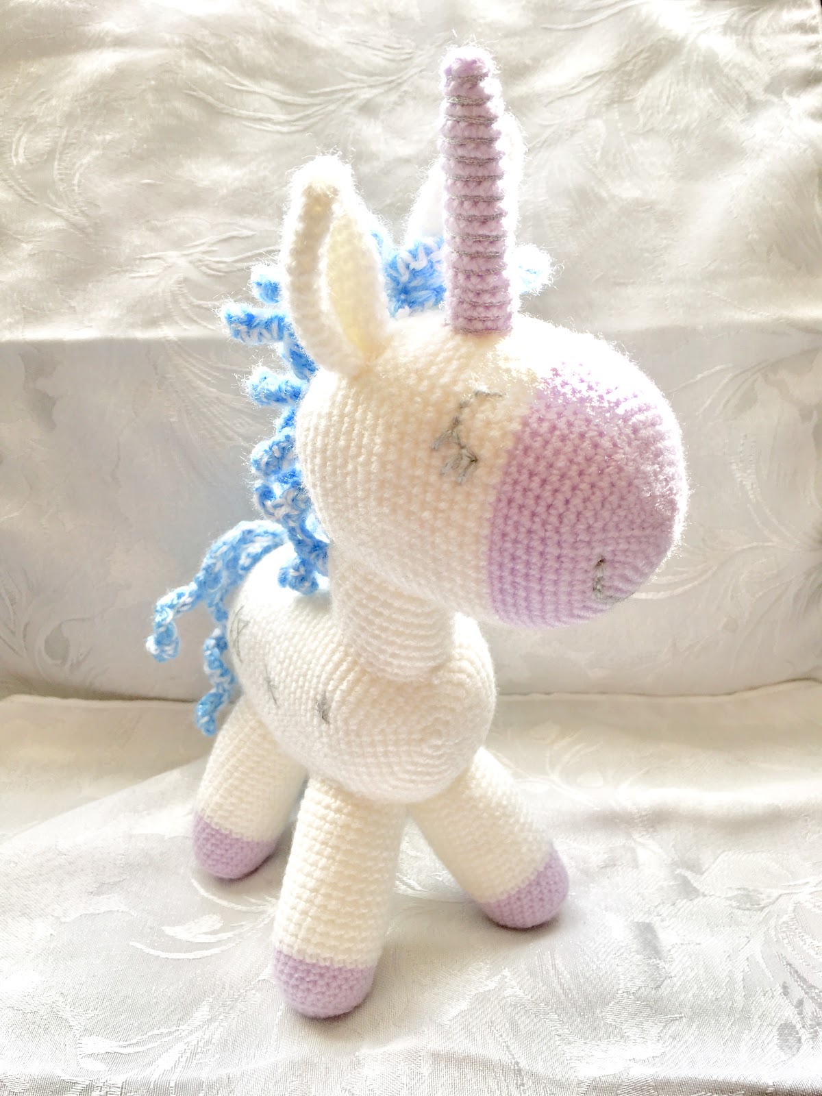 Jasmine the Unicorn Crochet Side