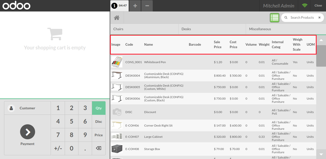 The product view has been changed and can view the product with more details.