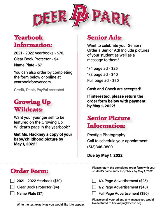Yearbook Information