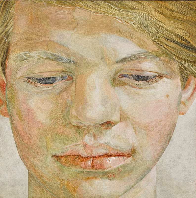 painting of a head of a boy