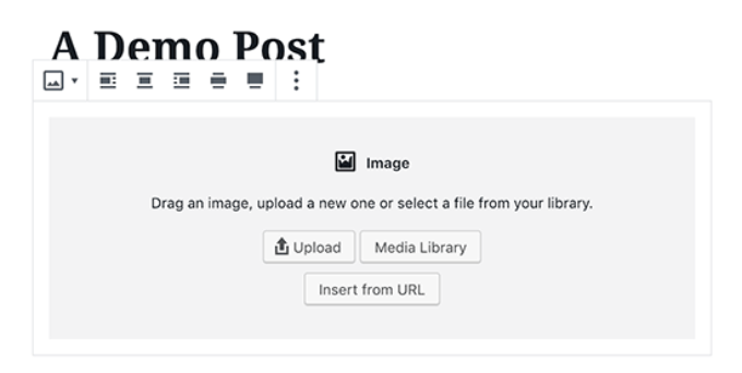 Adicionar um bloco de imagem