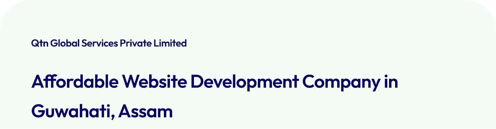 Affordable Website Development Company in Guwahati, Assam 