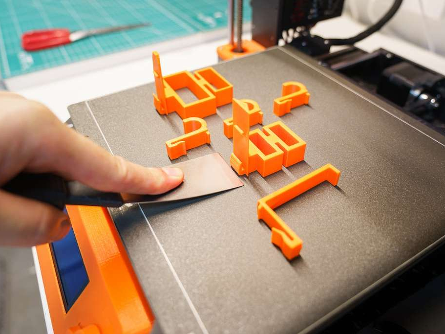 3D printed parts.