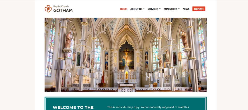 Endurance Church Theme for WordPress