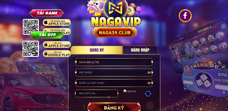 Hướng dẫn đăng ký cổng game Nagavip Club