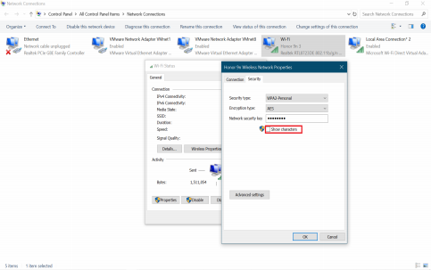 How to see the Wi-Fi password of the connected network on Windows ...