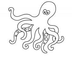 Resultado de imagen para PULPO dibujo para colorear