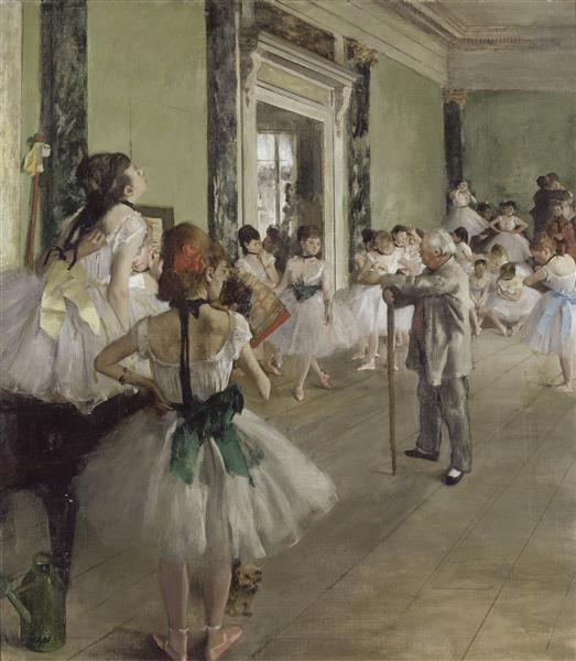 “The Ballet Class” by Degas