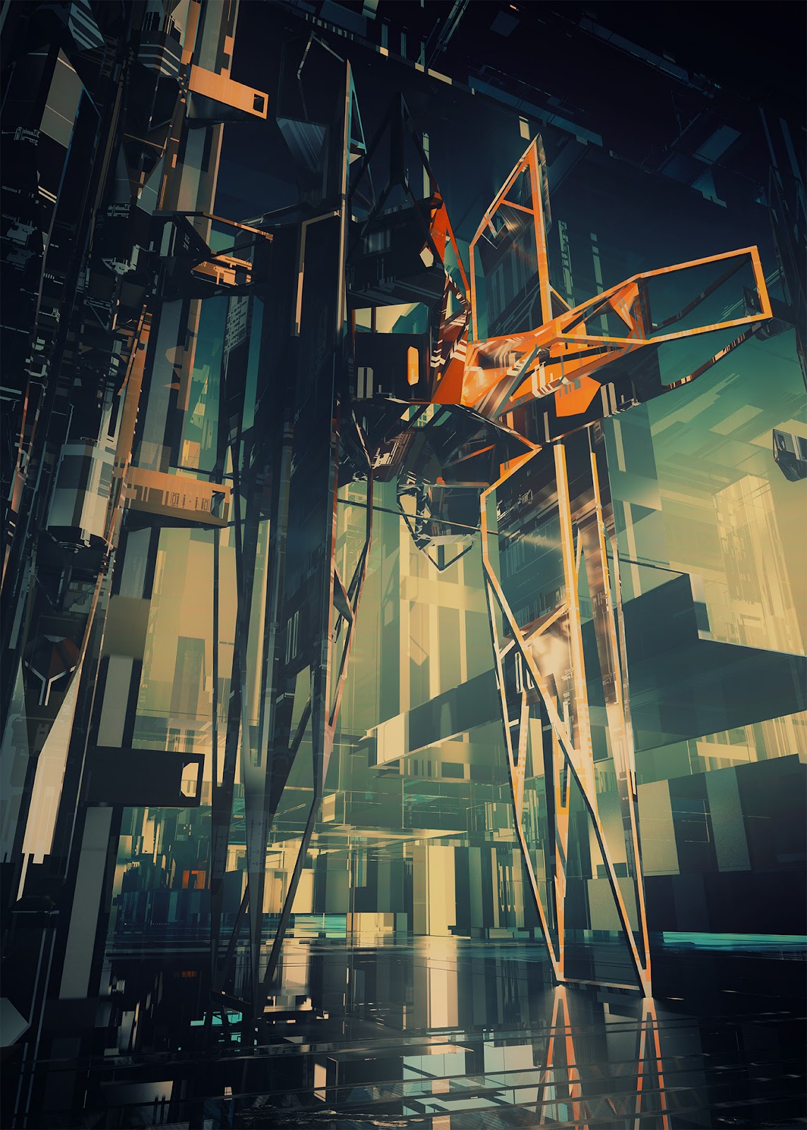 abstract concept environment future Sci Fi structure