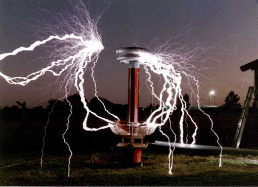 A photo of the Tesla Coil