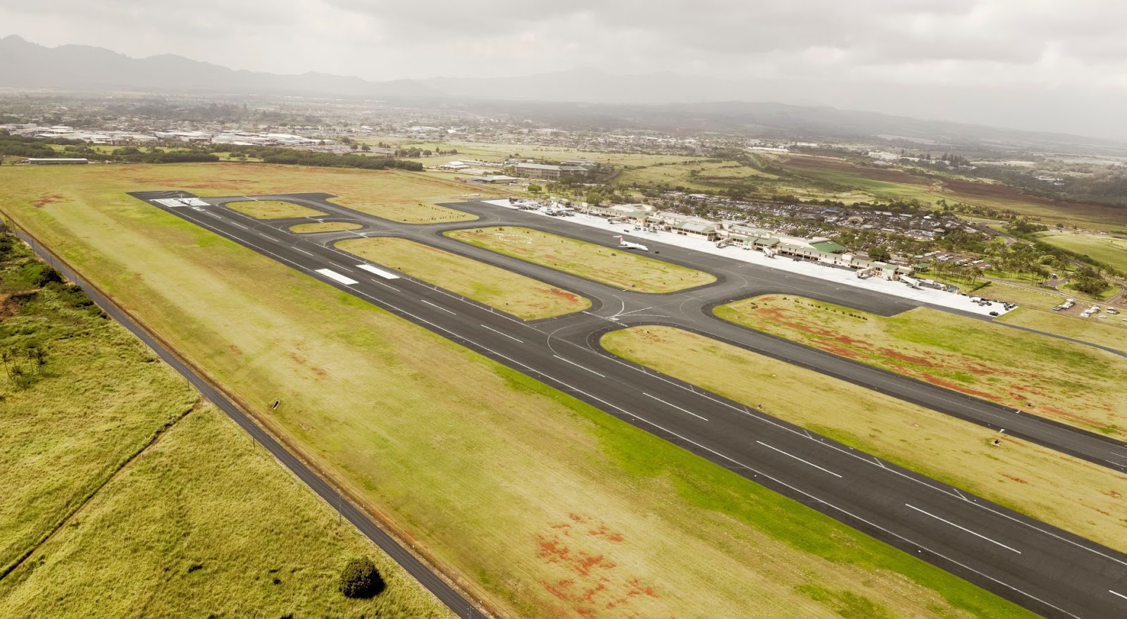 Runway at Hilo airport, Big Island, Hawaii