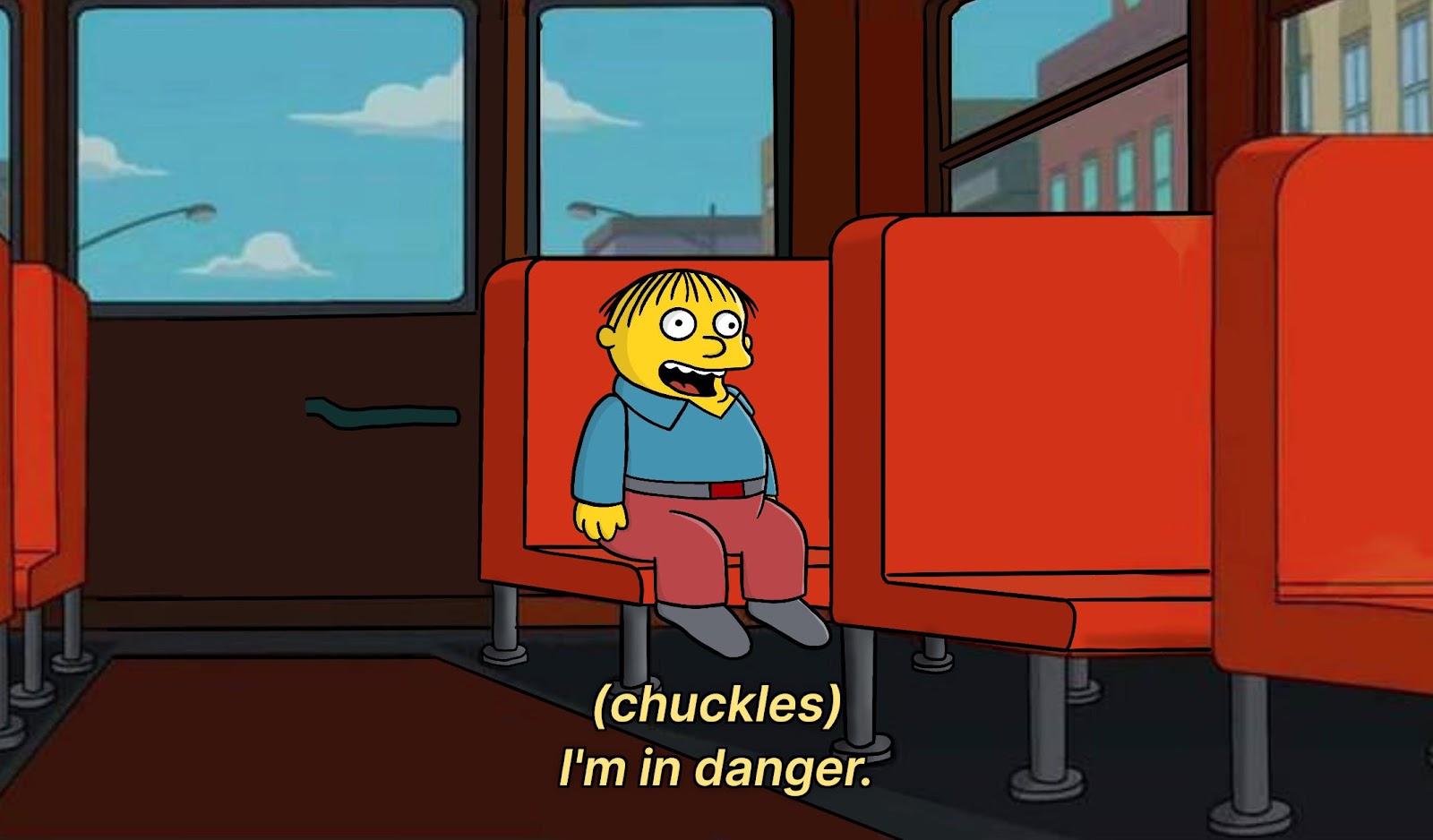 chuckles I'm in danger meme template HD | Ralph In Danger | Know Your Meme