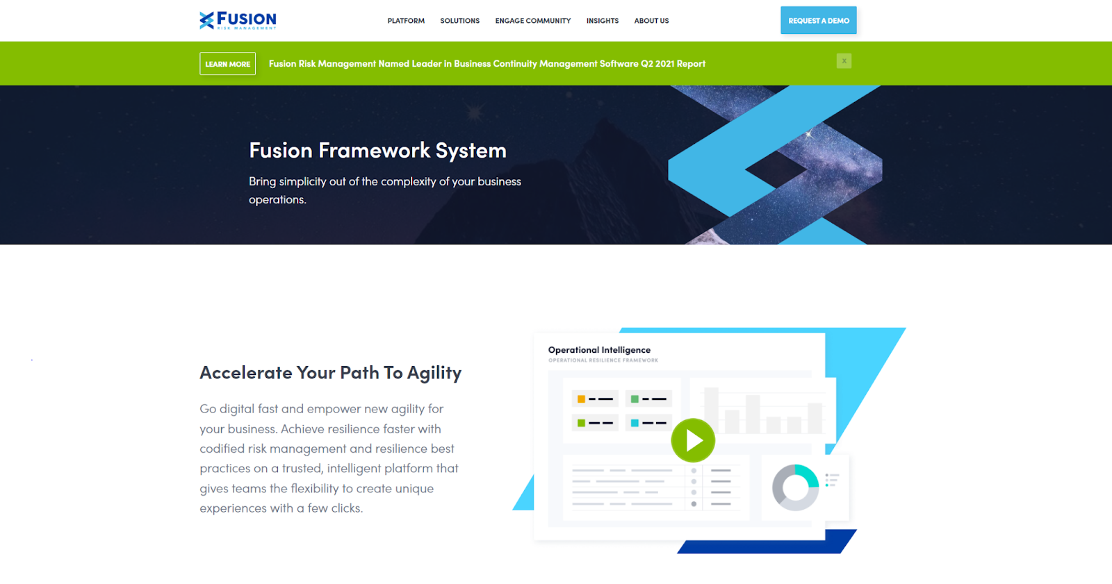 Fusion Framework System homepage