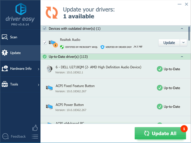 Canon Camera Driver Update Utility Results