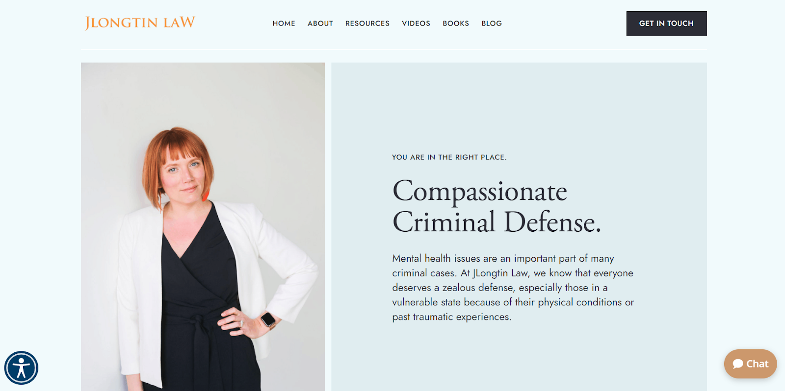 A criminal defense attorney website