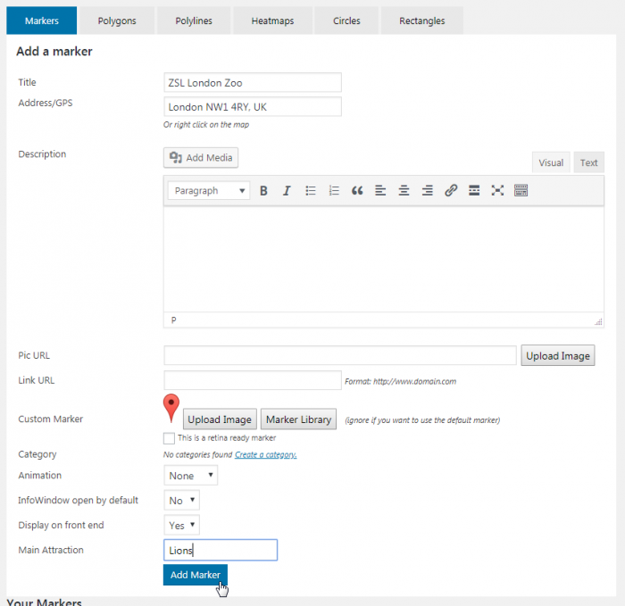 A Guide to Adding Custom Fields to your Markers | WP Go Maps