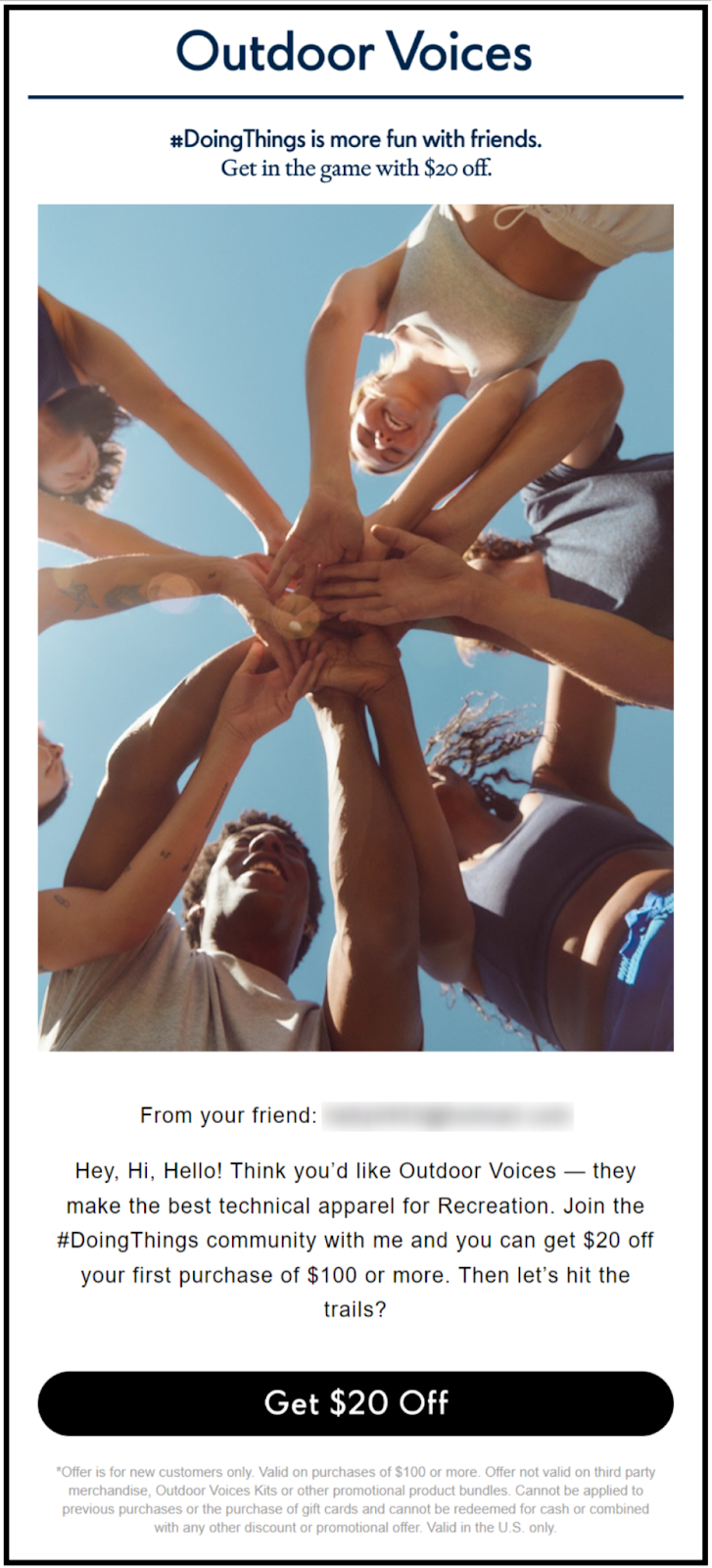 example refer a friend email 