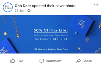 Ohh Deer Facebook page