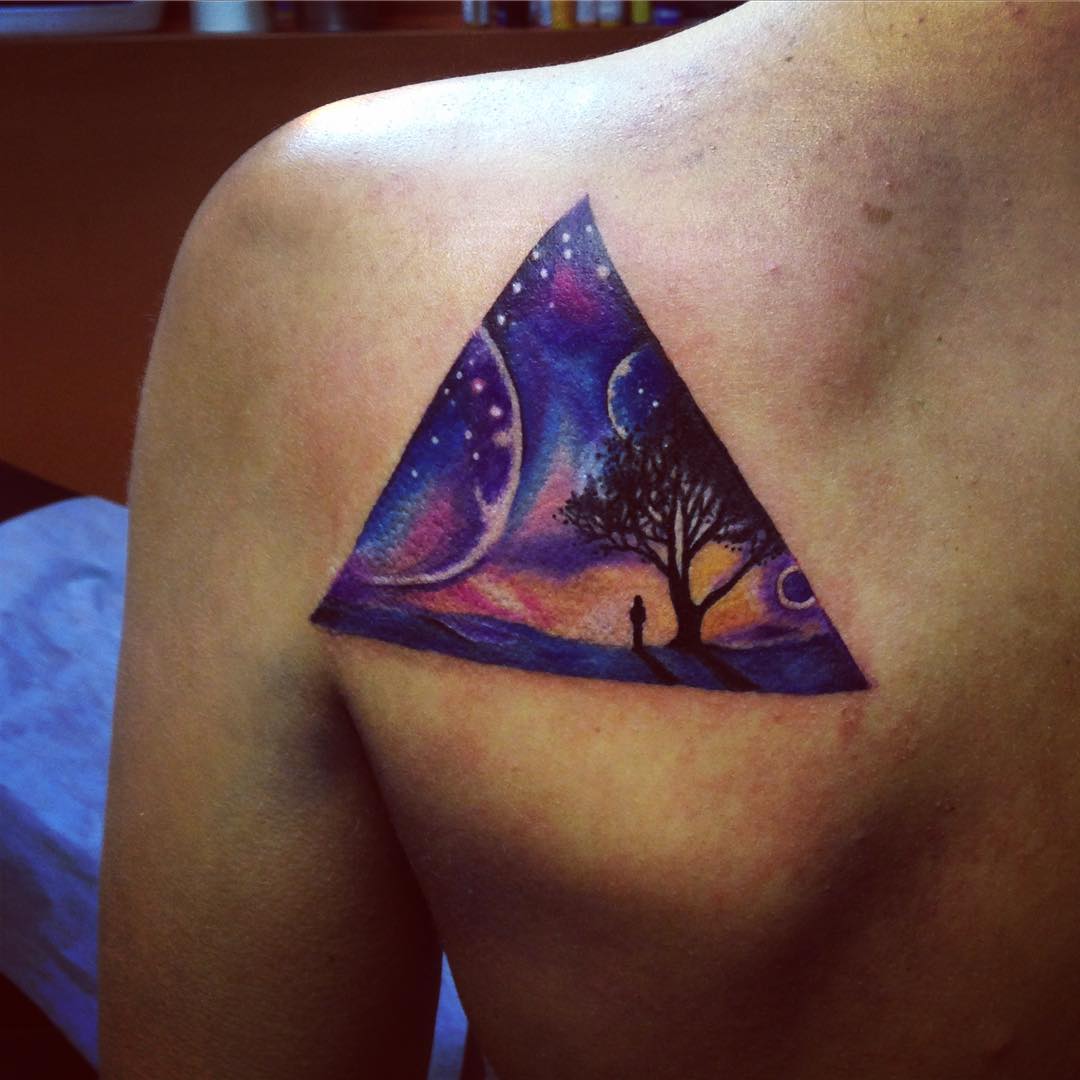 Outer Space Sky Tattoo