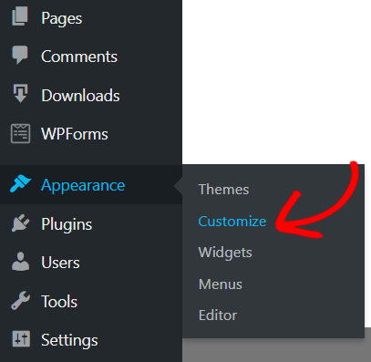 Personalizar opção WordPress