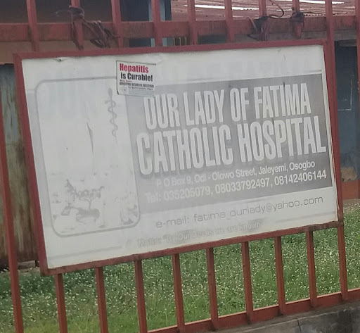 Our Lady Of Fatima Jaleyemi Hospital, Asubiaro, Osogbo, Nigeria, Catholic Church, state Osun