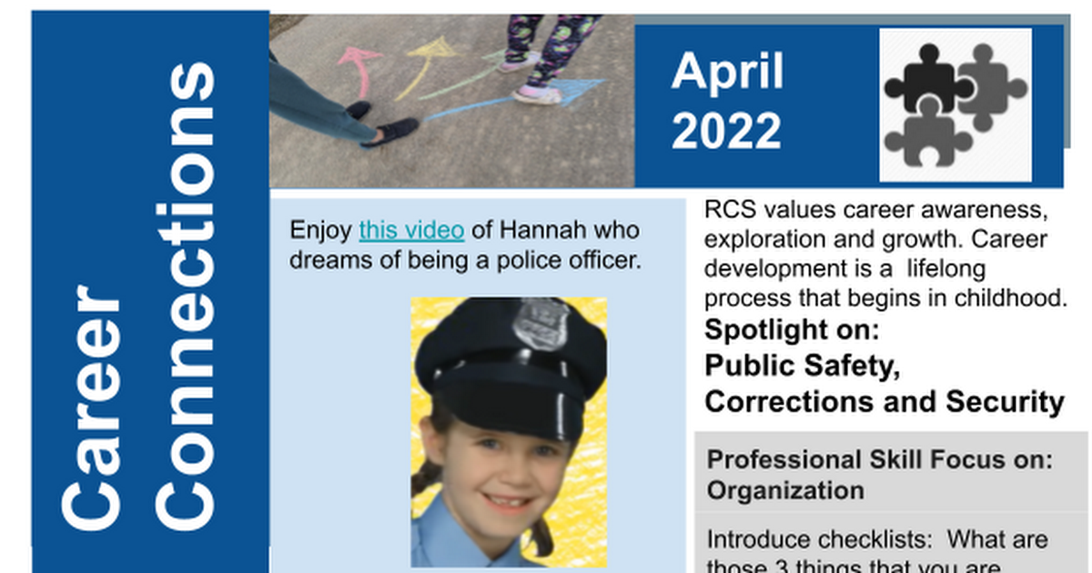 Copy of Career Connections Newsletter - Public Safety