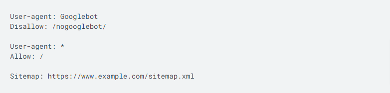 robot.txt, screenshot