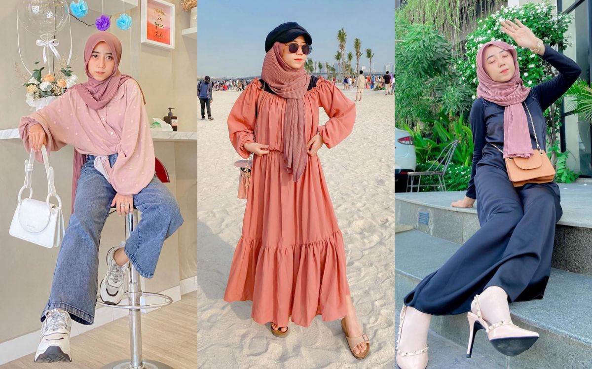 Tips Memilih dan Mengenakan Jilbab Plisket Sesuai dengan Gaya-Inspirasi OOTD jilbab plisket