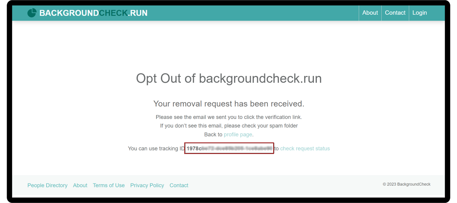 backgroundcheck.run opt out step 3