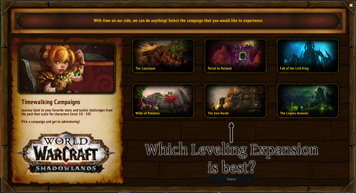 Which expansion is best/fastest to level in WoW Shadowlands Prepatch? - The  Digital Crowns