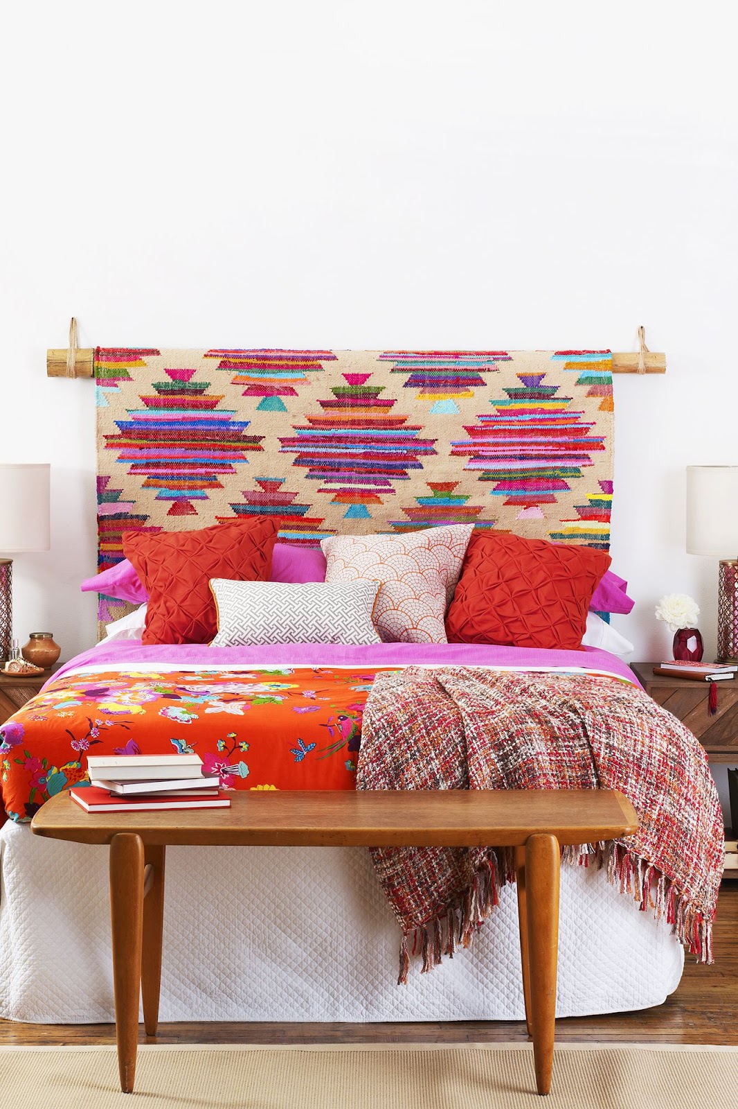 Boho Colorful Bed