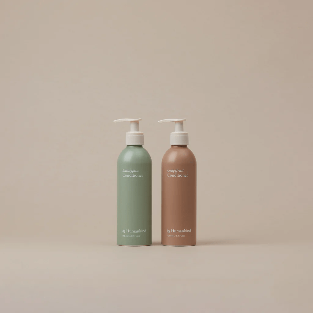Humankind eco-friendly conditioners grapefruit and eucalyptus