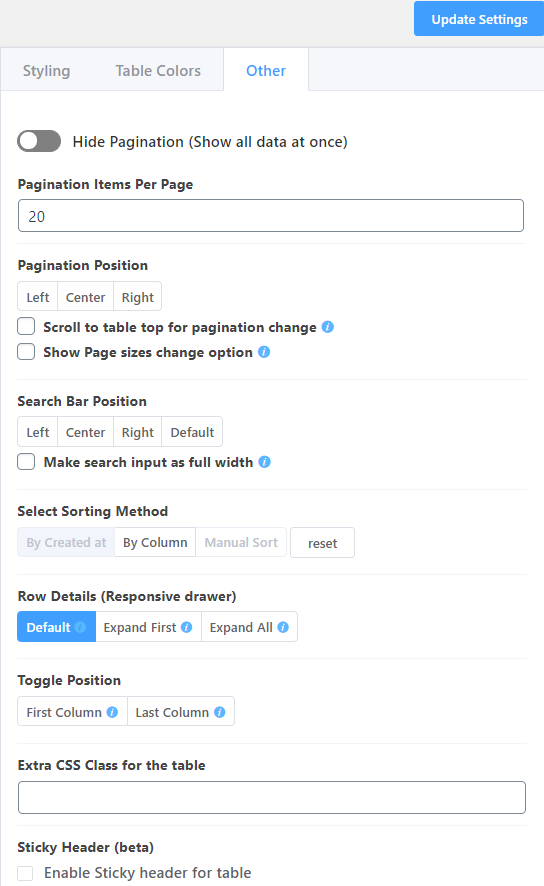 design a product table to boost sales