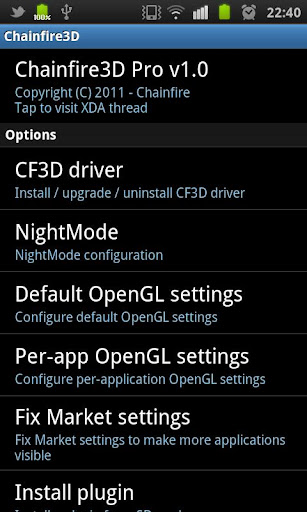 [root] Chainfire3D Pro apk