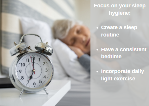 focus on sleep hygiene