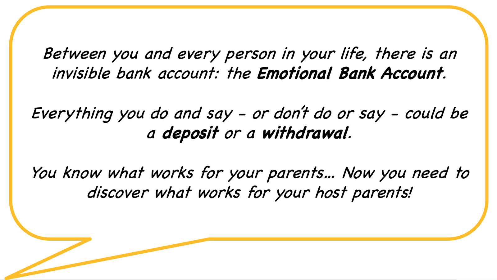 quote about emotional bank account