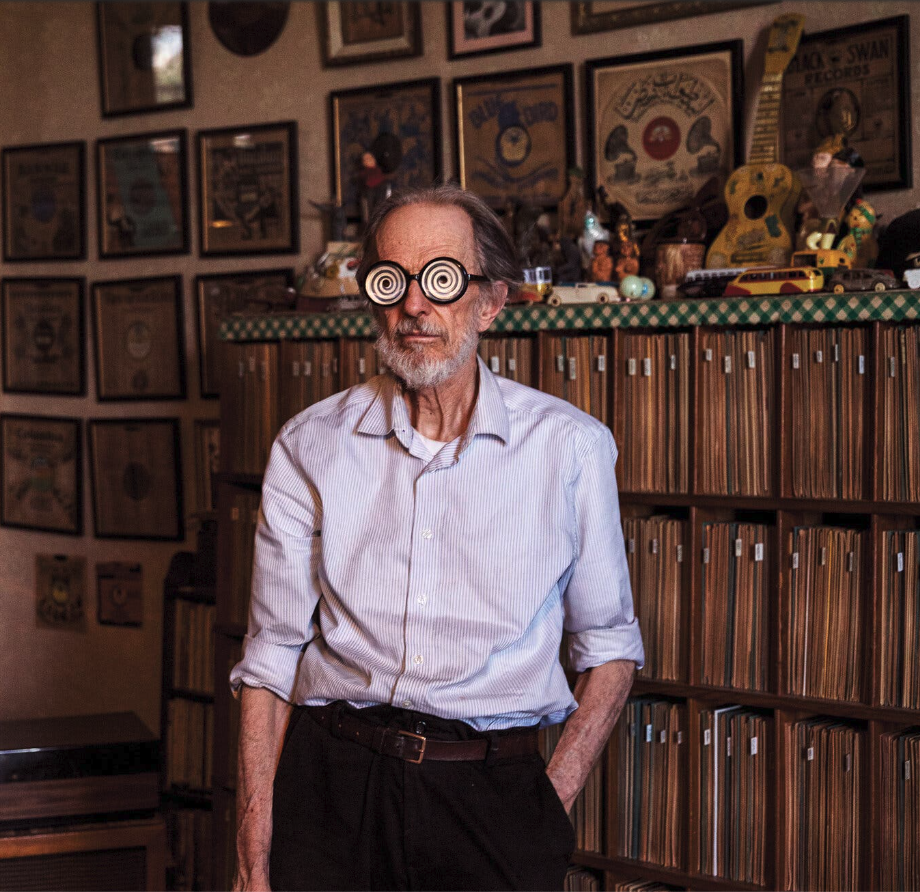 Robert Crumb in his study in southern France