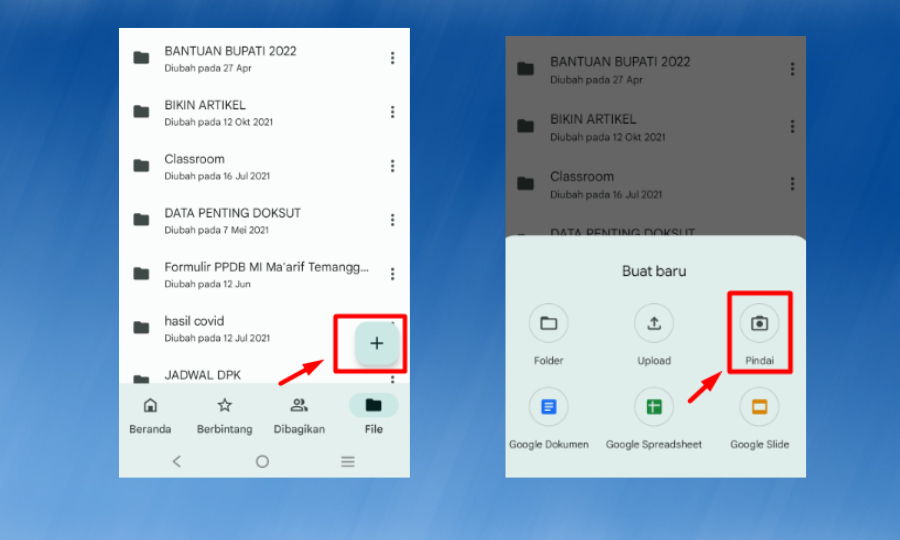 Cara Buat PDF dengan Google Drive