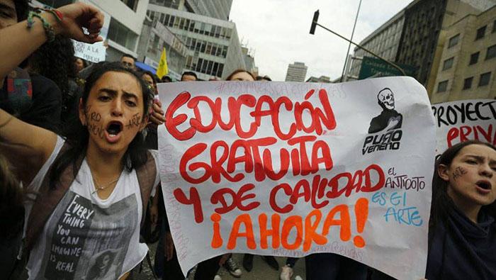 Estudiantes universitarios anuncian marcha nacional en Colombia | Noticias  | teleSUR