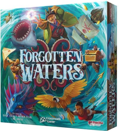 Forgotten Waters ¡Desventuras de Piratas en un Mundo Mágico!, juego de mesa.